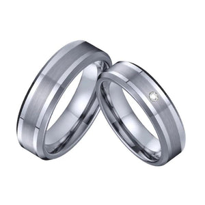 6mm Tungsten Carbide Wedding Band Ring for Men and Women