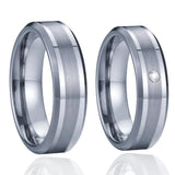 6mm Tungsten Carbide Wedding Band Ring for Men and Women