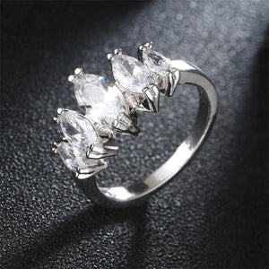 Colorful Cubic Zirconia Cocktail Ring for Women
