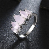 Colorful Cubic Zirconia Cocktail Ring for Women