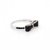 Bow Explosion Ring CZ Wedding Engagement Jewelry Ladies Gift