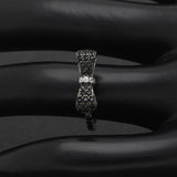 Bow Explosion Ring CZ Wedding Engagement Jewelry Ladies Gift
