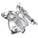 Butterfly Zircon Stone Party Engagement Ring