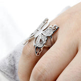 Butterfly Zircon Stone Party Engagement Ring