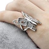 Butterfly Zircon Stone Party Engagement Ring