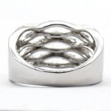 Zircon Stone Geometry Punk Ring for Women