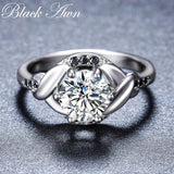 Silver Flower Wedding Ring for Women GR076