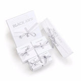 Silver Flower Wedding Ring for Women Bague Jewelry G095