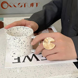 Vintage Silver Gothic Rings Modern Jewelry for Women