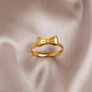 Bowknot Jewelry Wedding Party Novel Girl's Ring