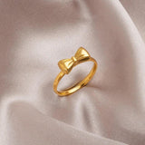 Bowknot Jewelry Wedding Party Novel Girl's Ring