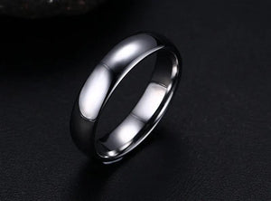 6MM Tungsten Carbide Wedding Ring Silver