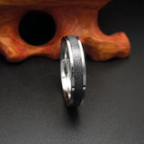 Women's Stainless Steel Wedding Engagement Ring Band