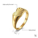 Heart-Shaped Promise Ring Stainless Steel High Polished