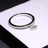 Angel Eyes CZ Rings Creative Fine Jewelry Bridal Wedding Bijoux Femme