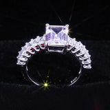 Women's Cubic Zircon Engagement Ring