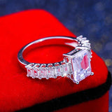 Women's Cubic Zircon Engagement Ring