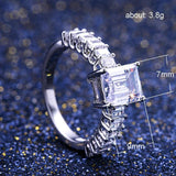 Women's Cubic Zircon Engagement Ring