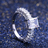 Women's Cubic Zircon Engagement Ring