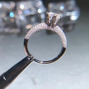 CC Women Wedding Rings Cubic Zircona 1ct Plated Bridal Engagement Ring CC1628