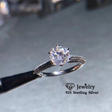 CC Women Wedding Rings Cubic Zircona 1ct Plated Bridal Engagement Ring CC1628