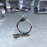 CC Women Wedding Rings Cubic Zircona 1ct Plated Bridal Engagement Ring CC1628