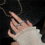 Cubic Zirconia Shine Stone Ring for Women