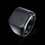 Titanium Steel Men's Ring - High Quality Jewelry