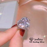 Adjustable Heart Fine Jewelry Ring Set CC3231