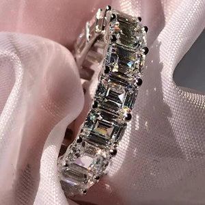 CC Silver Wedding Rhineston Rings Fine Jewelry Drop CC3130