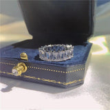 CC Bridal Wedding Engagement Rhinestone Rings Fine Jewelry