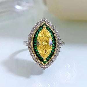 Vintage Zircon Wedding Bands Ring Silver Women Adjustable Finger Ring