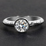 Classic Zircon Silver Women's Wedding Rings Style Ring Jewelry