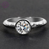 Classic Zircon Silver Women's Wedding Rings Style Ring Jewelry