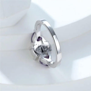 Fire Opal Stone Ring Small Oval Silver Vintage Wedding Engagement Ring