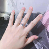 Sparkling 2ct Round CZ Wedding Ring Bridal Engagement Jewelry Gift