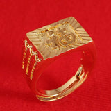 Lucky Ring Men's Luck Chinese Adjustable Ring