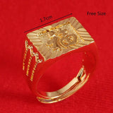 Lucky Ring Men's Luck Chinese Adjustable Ring