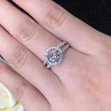Elegant Zirconia Wedding Rings for Women