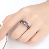 Purple Zircon Women's Wedding Ring Size 6-9