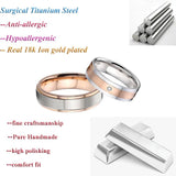 Matching Alliance Marriage Wedding Rings for Couple