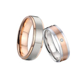 Matching Alliance Marriage Wedding Rings for Couple