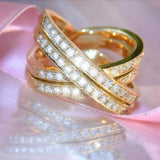 Zircon Wedding Ring Cocktail Party Women's Rings