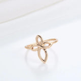 10pcs Plate Cross Flower Rings For Women Alloy Metal Fine Jesery Midi Pinkie