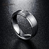 Men's 7mm Tungsten Carbide Ring Matte Finish Wedding Engagement Band Size 6-14