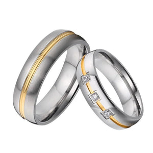 Titanium Anniversary Wedding Band Engagement Rings