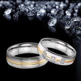 Titanium Anniversary Wedding Band Engagement Rings