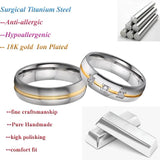Titanium Anniversary Wedding Band Engagement Rings