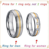 Titanium Anniversary Wedding Band Engagement Rings