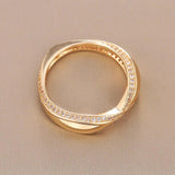 Classic Women's Wedding Ring Zircon Engagement Party Jewelry